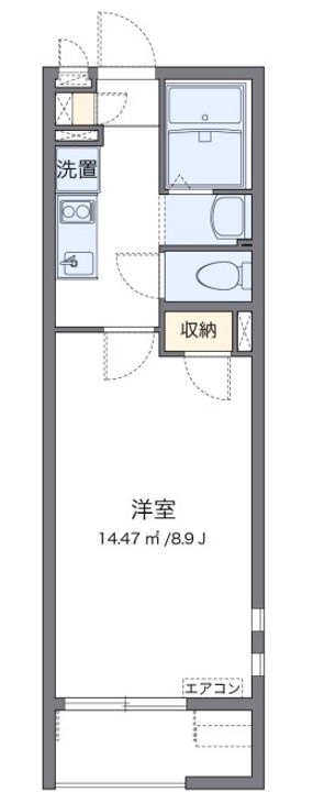 神奈川県横浜市保土ヶ谷区峰沢町(アパート)の賃貸物件の間取り