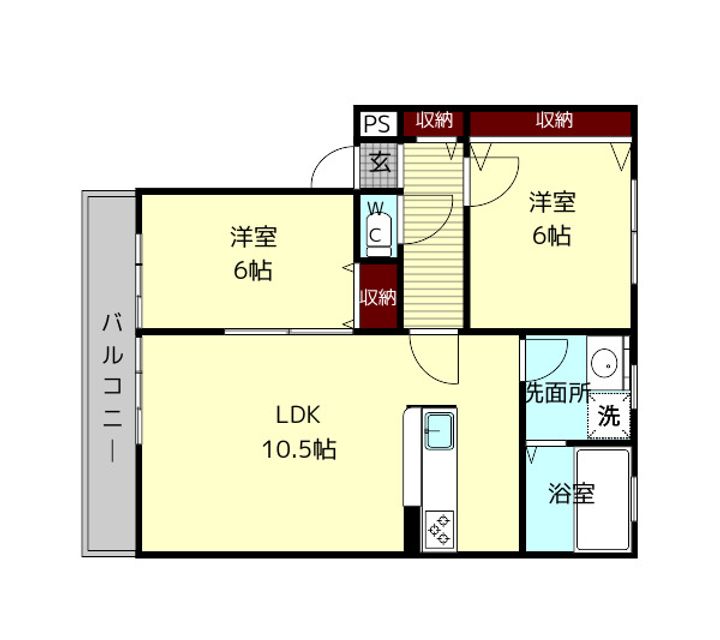 エーデルワイスの間取り