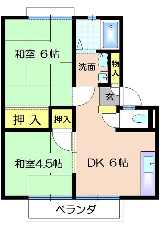アーバン一光4の間取り