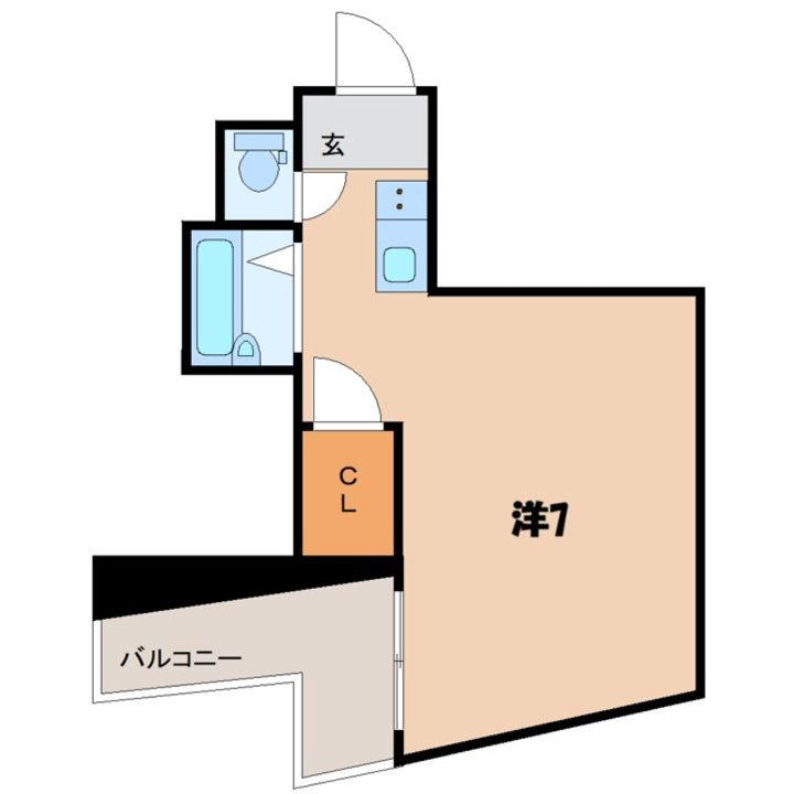 東京都狛江市岩戸北3(マンション)の賃貸物件の間取り