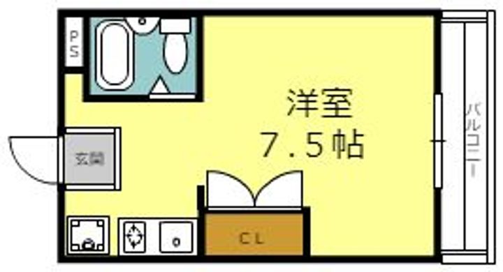 京都府京都市西京区桂朝日町(マンション)の賃貸物件の間取り