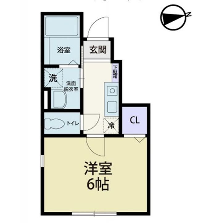 栃木県佐野市山越町(アパート)の賃貸物件の間取り