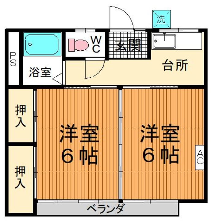 フラワーマンションの間取り