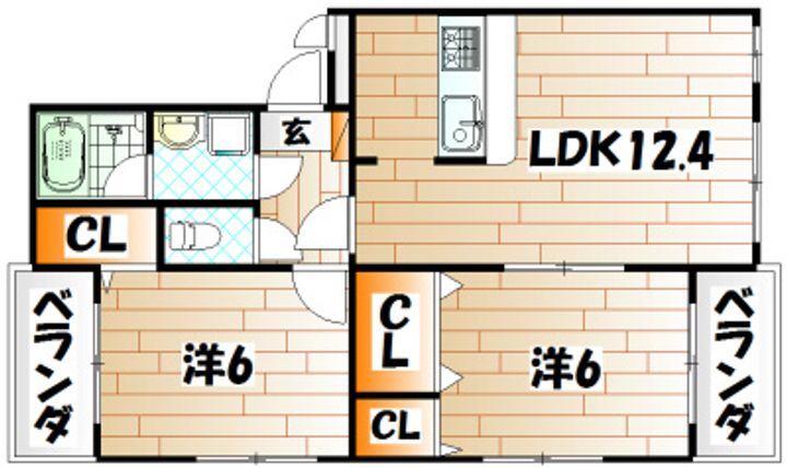 グリーンステージ中井の間取り