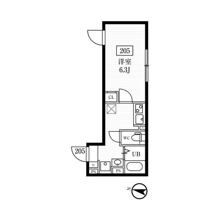 東京都練馬区北町3(マンション)の賃貸物件の間取り
