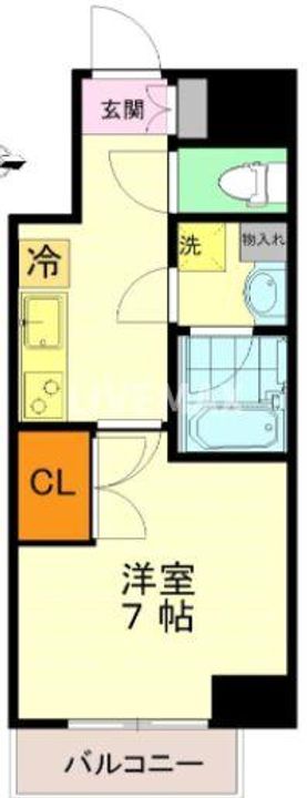 東京都港区南青山1(マンション)の賃貸物件の間取り
