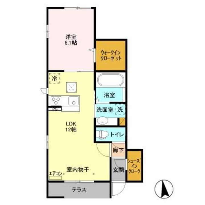 グランドソレイユIの間取り