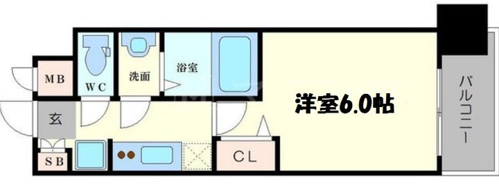 ララプレイス玉造パルクの間取り