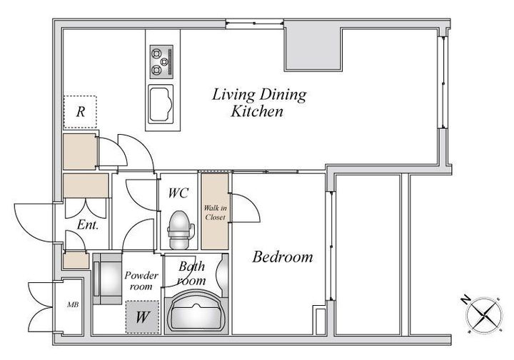 神奈川県横浜市鶴見区生麦5(マンション)の賃貸物件の間取り