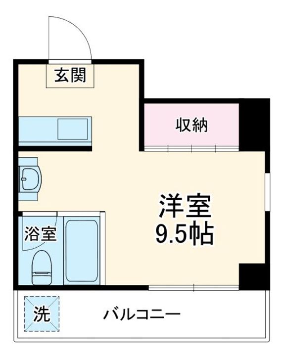 シャイン元住吉の間取り