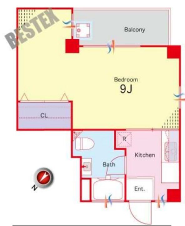 弥生ビルの間取り