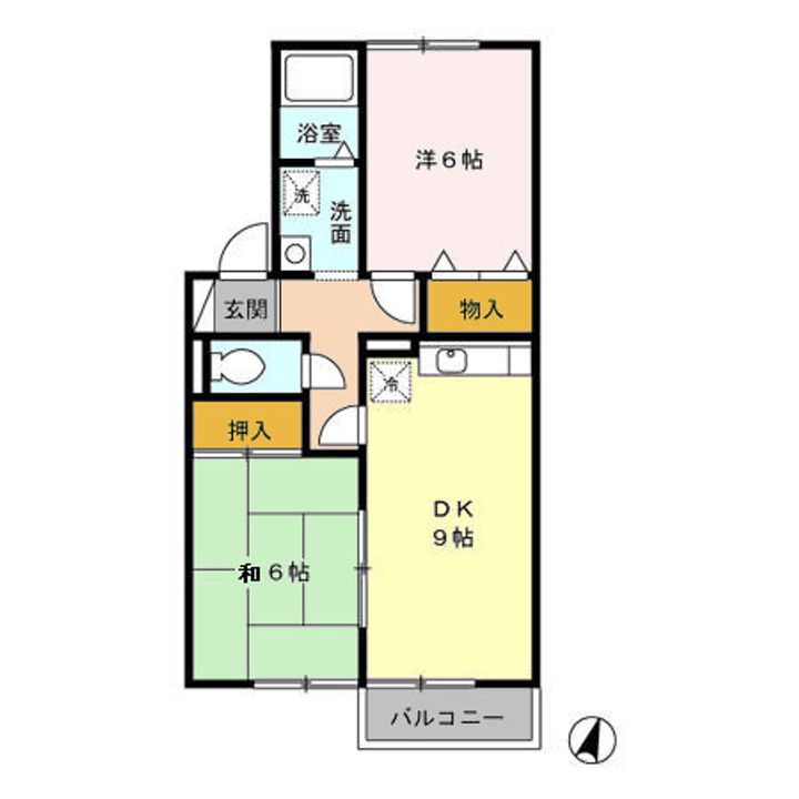 ファミール二池の間取り