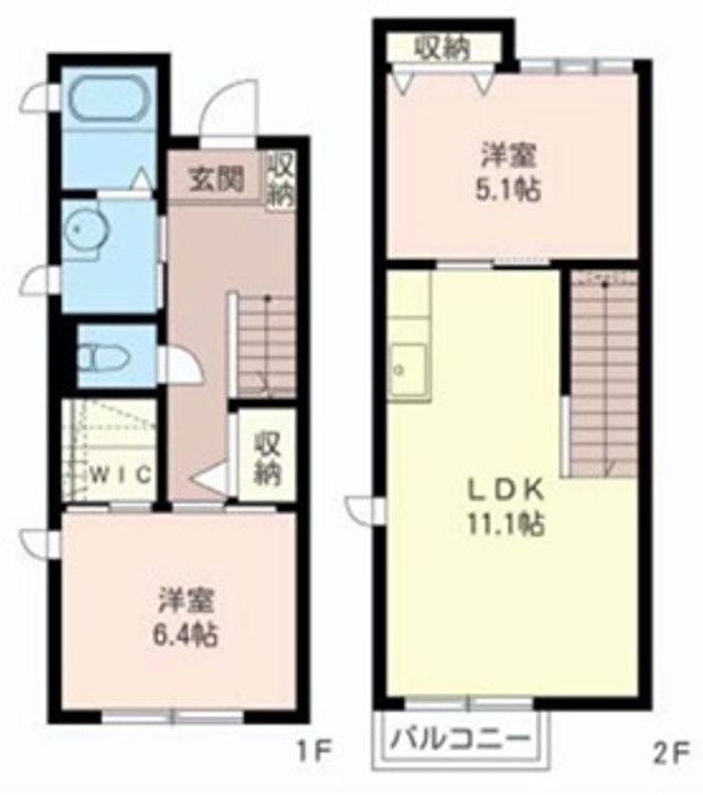 群馬県前橋市若宮町4(一戸建)の賃貸物件の間取り