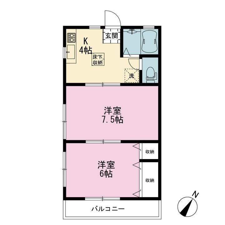 第2イーグルハイツの間取り