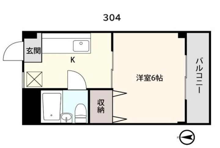 アシスト第3山形マンションの間取り
