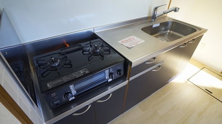 埼玉県児玉郡上里町大字嘉美(アパート)の賃貸物件のキッチン