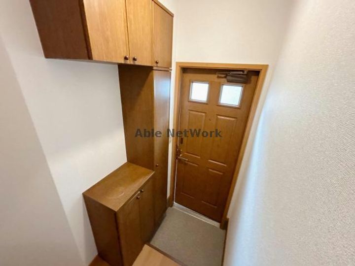 セントラル野原A・Bの玄関