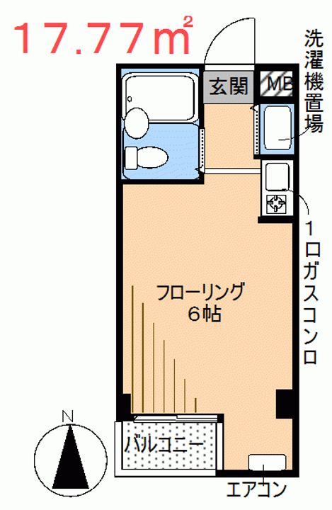 東京都練馬区北町2(マンション)の賃貸物件の間取り