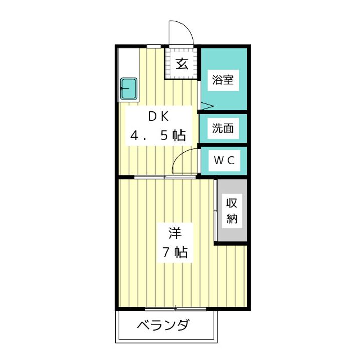 イーストヒルズ松井の間取り