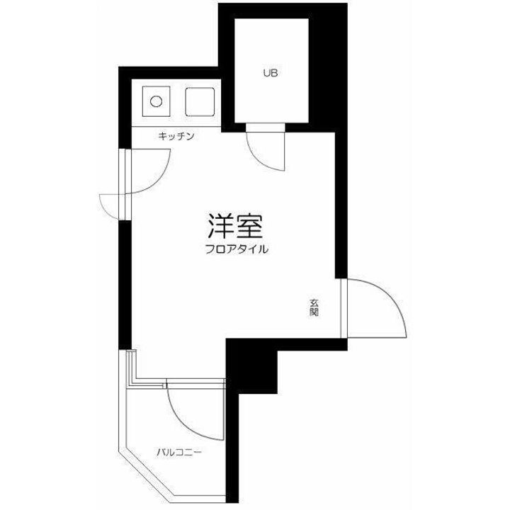 東京都千代田区麹町1の賃貸マンションの間取り