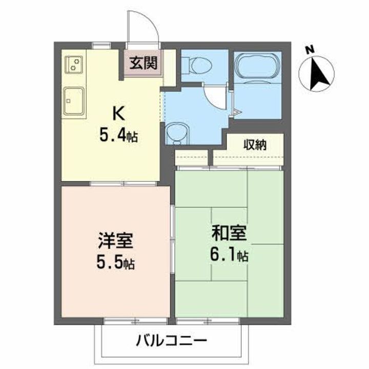 シャトー静の間取り