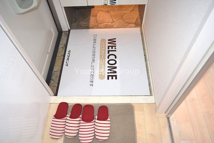 神奈川県藤沢市羽鳥5(アパート)の賃貸物件の玄関