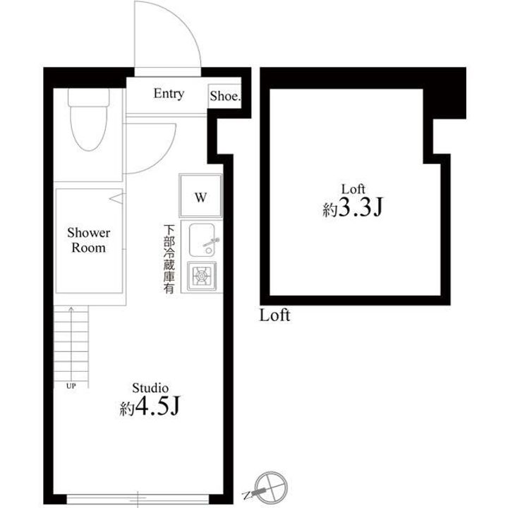 東京都豊島区池袋本町4(アパート)の賃貸物件の間取り
