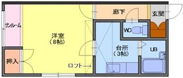 ピュア小坂1の間取り