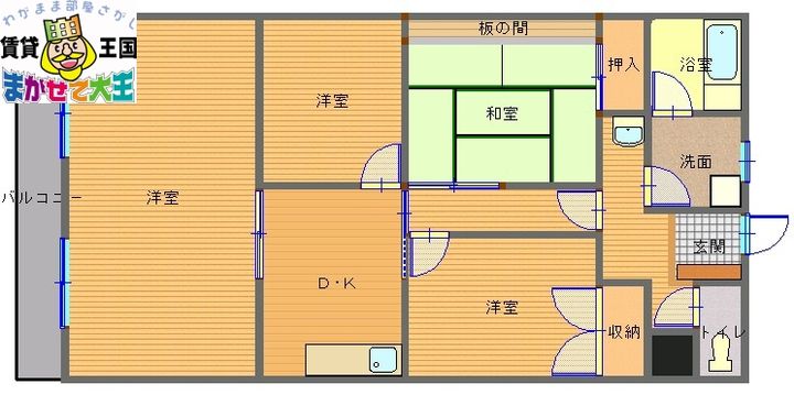 グランドマンション桶屋町の間取り