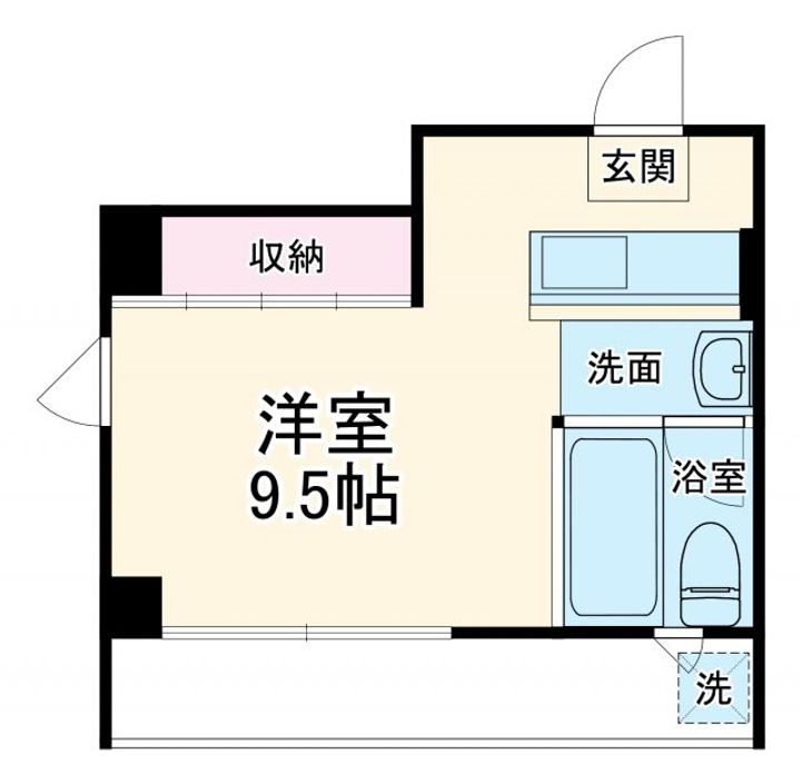 シャイン元住吉の間取り