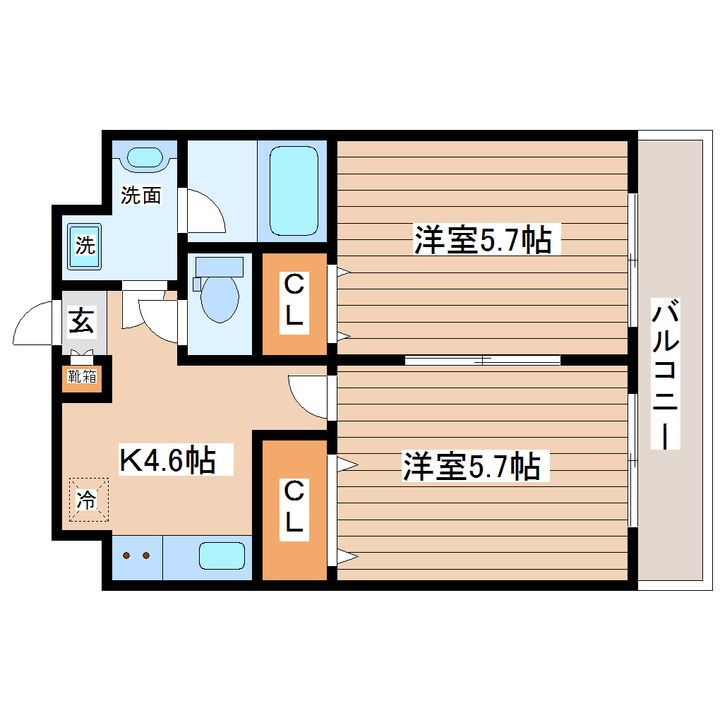 メゾンドゥラフィーネの間取り