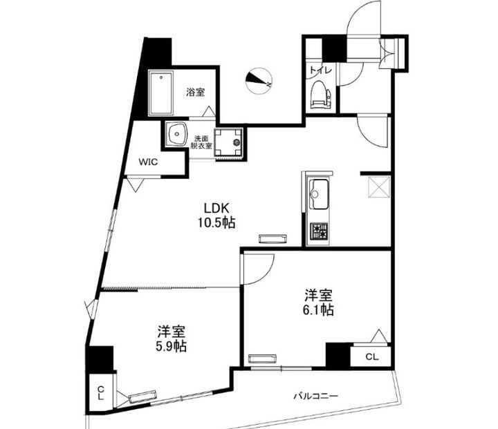 ルミナス西日暮里の間取り