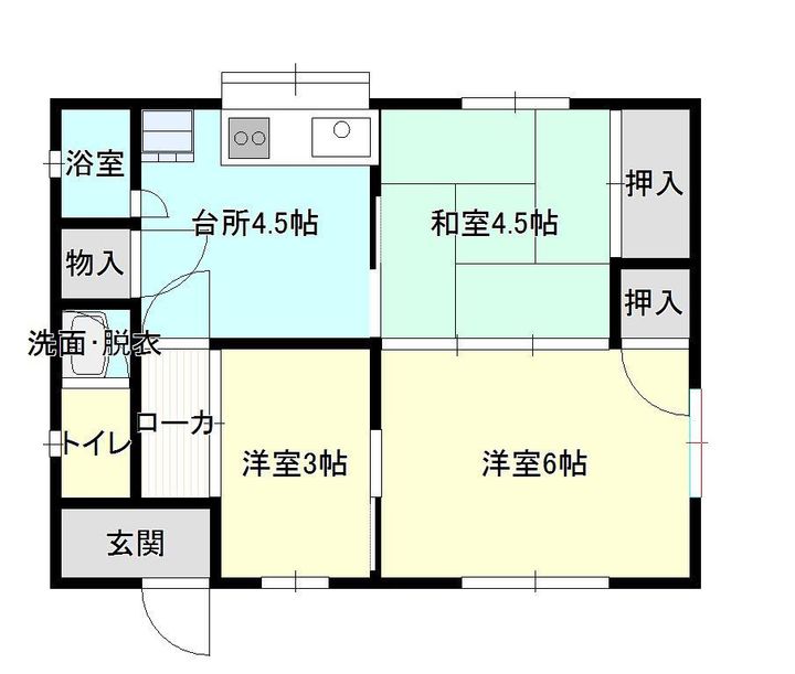 広島県福山市西新涯町1(一戸建)の賃貸物件の間取り
