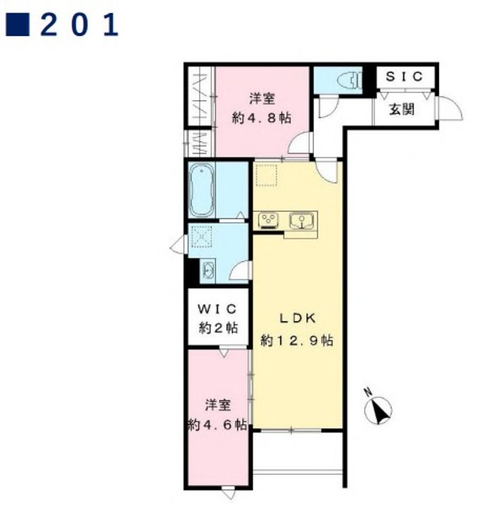 千葉県浦安市富士見2(マンション)の賃貸物件の間取り