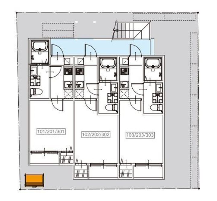 埼玉県さいたま市北区本郷町(アパート)の賃貸物件の地図