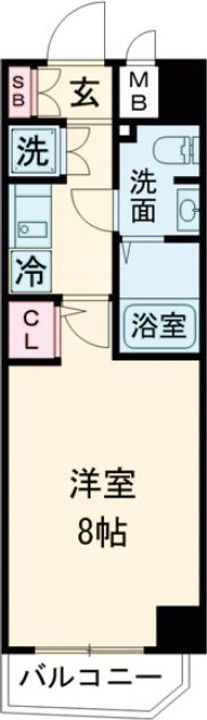 メインステージ田端参番館の間取り