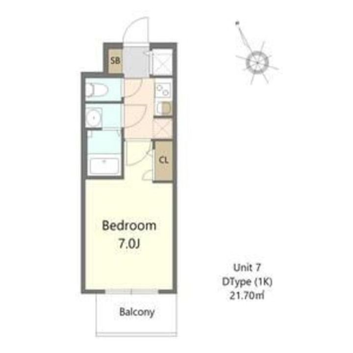 S-RESIDENCE堺浜寺broadの間取り