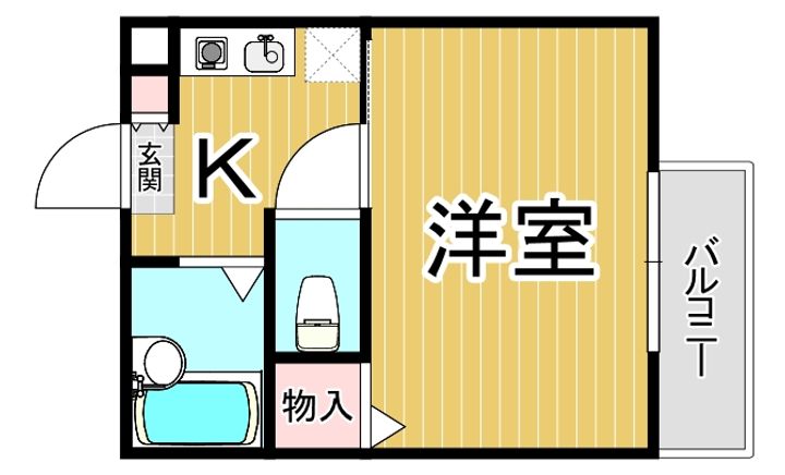 テゾーロ芦屋の間取り