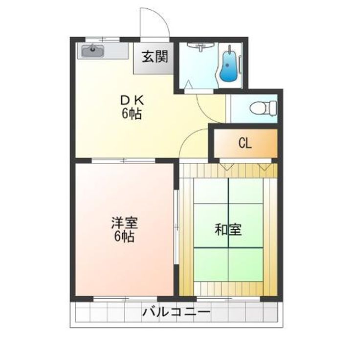 アサノマンションIの間取り