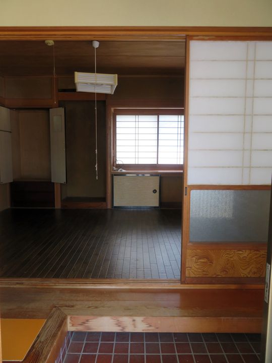 栃木県栃木市泉町(一戸建)の賃貸物件の玄関