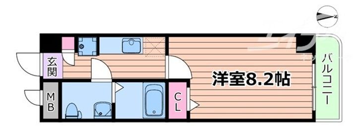 アーデン新大阪の間取り