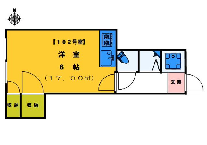 コーポGORAIの間取り