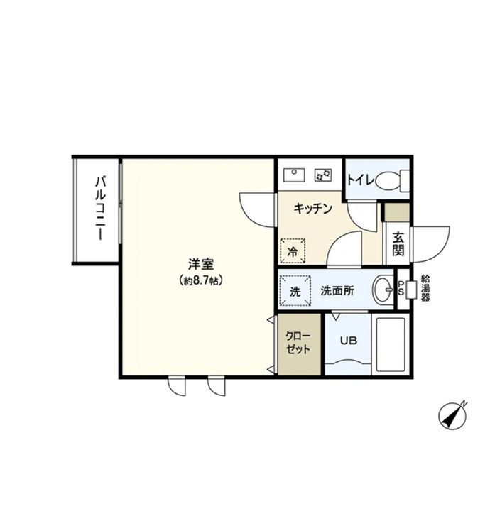TROIS五輪の間取り
