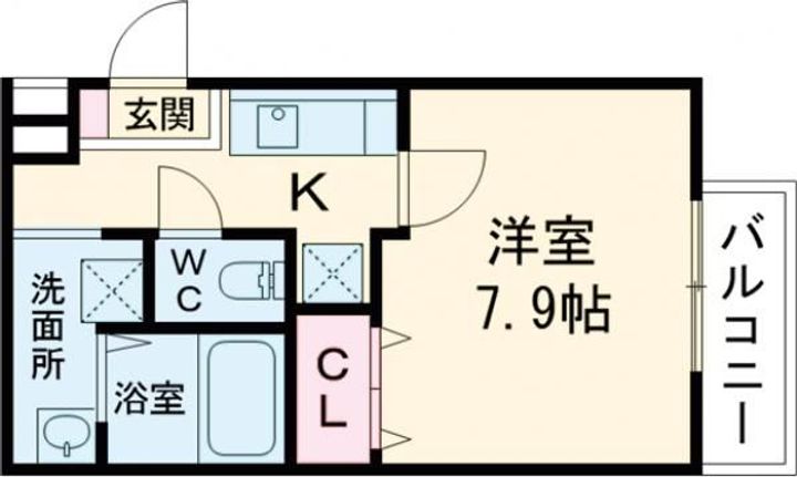 フジパレス野崎I番館の間取り