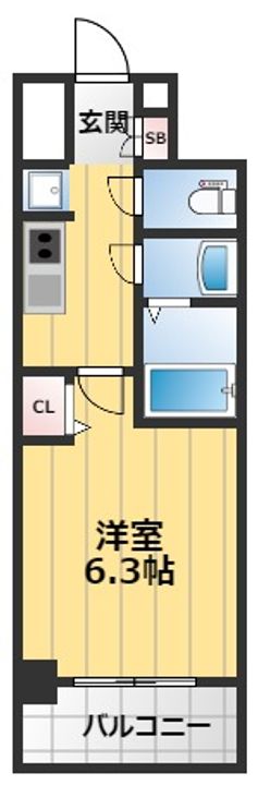 スプランディッド5の間取り