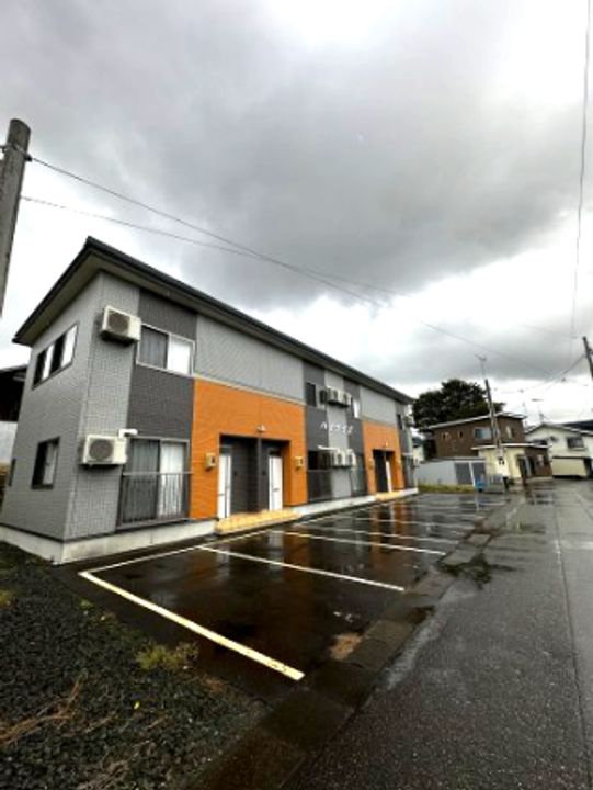 秋田県横手市十文字町仁井田字宝龍(アパート)の賃貸物件の外観