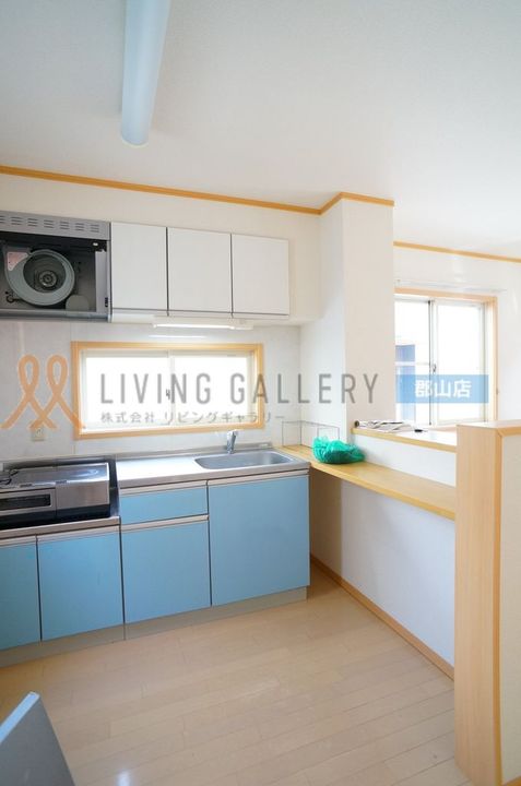 福島県郡山市大槻町字原田北(一戸建)の賃貸物件のキッチン