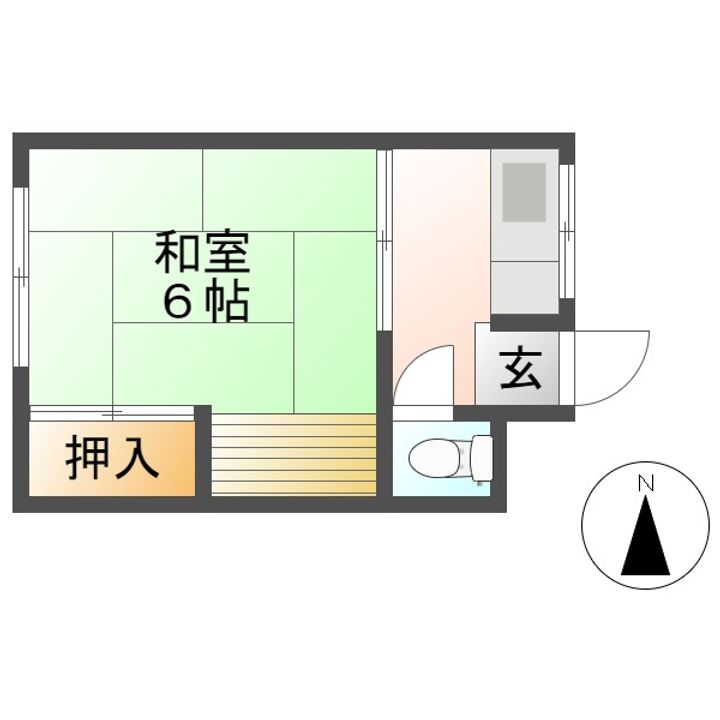 長谷川荘の間取り