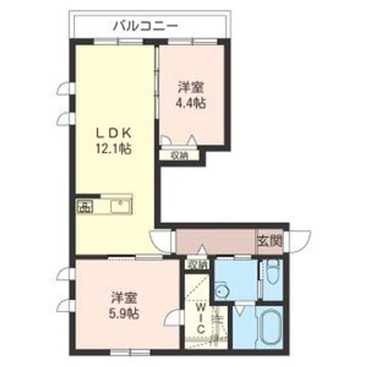 カーサコリーナの間取り