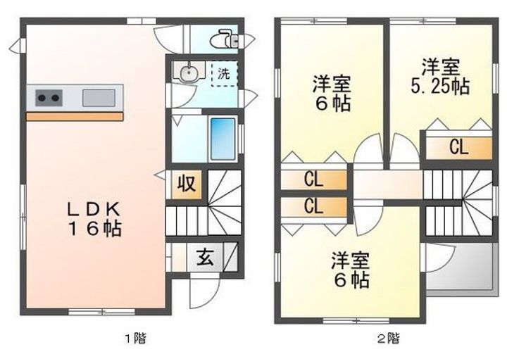 岡山県岡山市北区高柳西町(一戸建)の賃貸物件の間取り